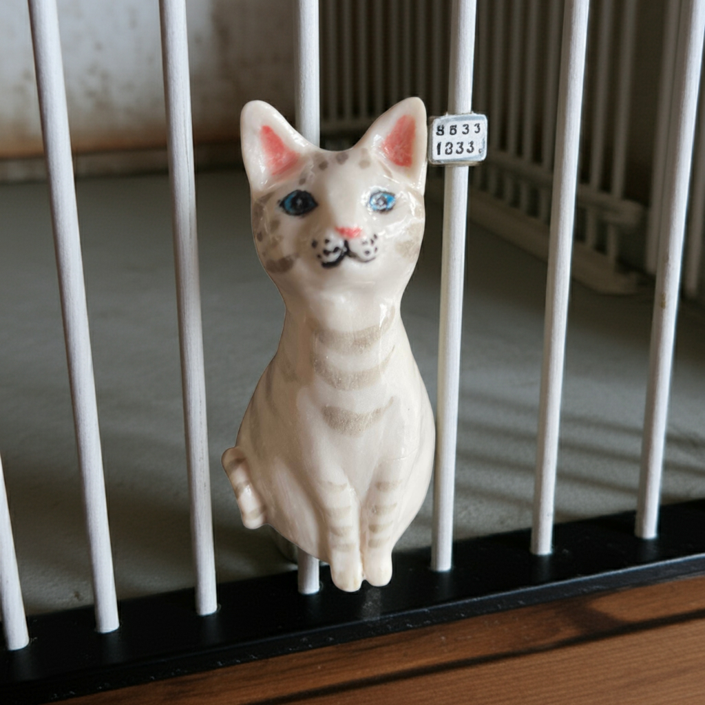 Lady Cyntia - "Arrogant" Porselain Cat
