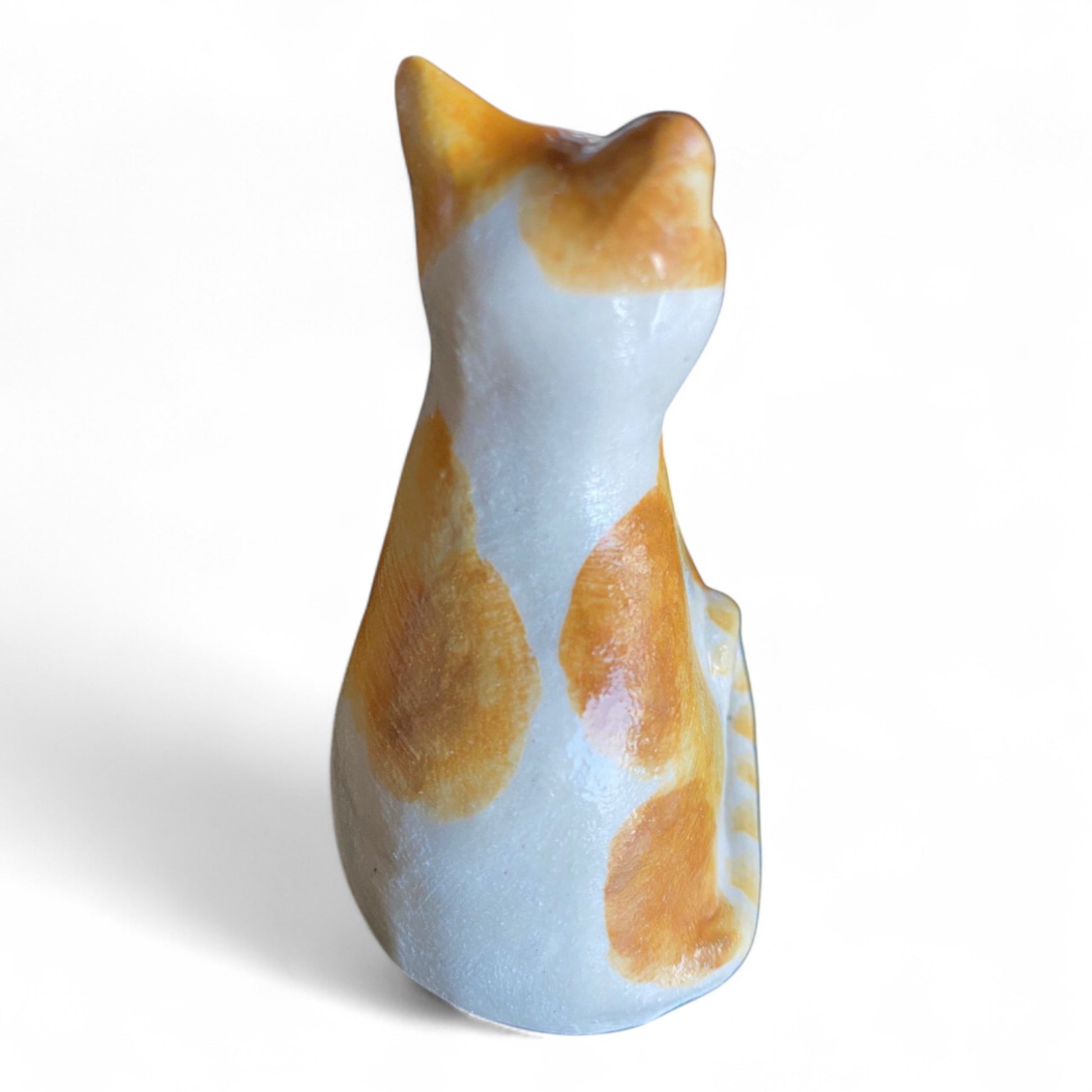 Porcelain Cat Figurine