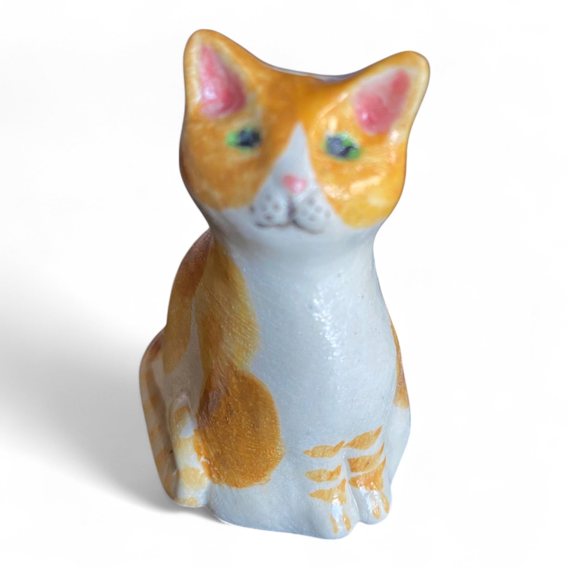 Porcelain Cat Figurine