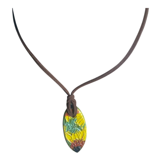 Van Gogh Sunflower du Jardin Range: Hand-Painted Ceramic