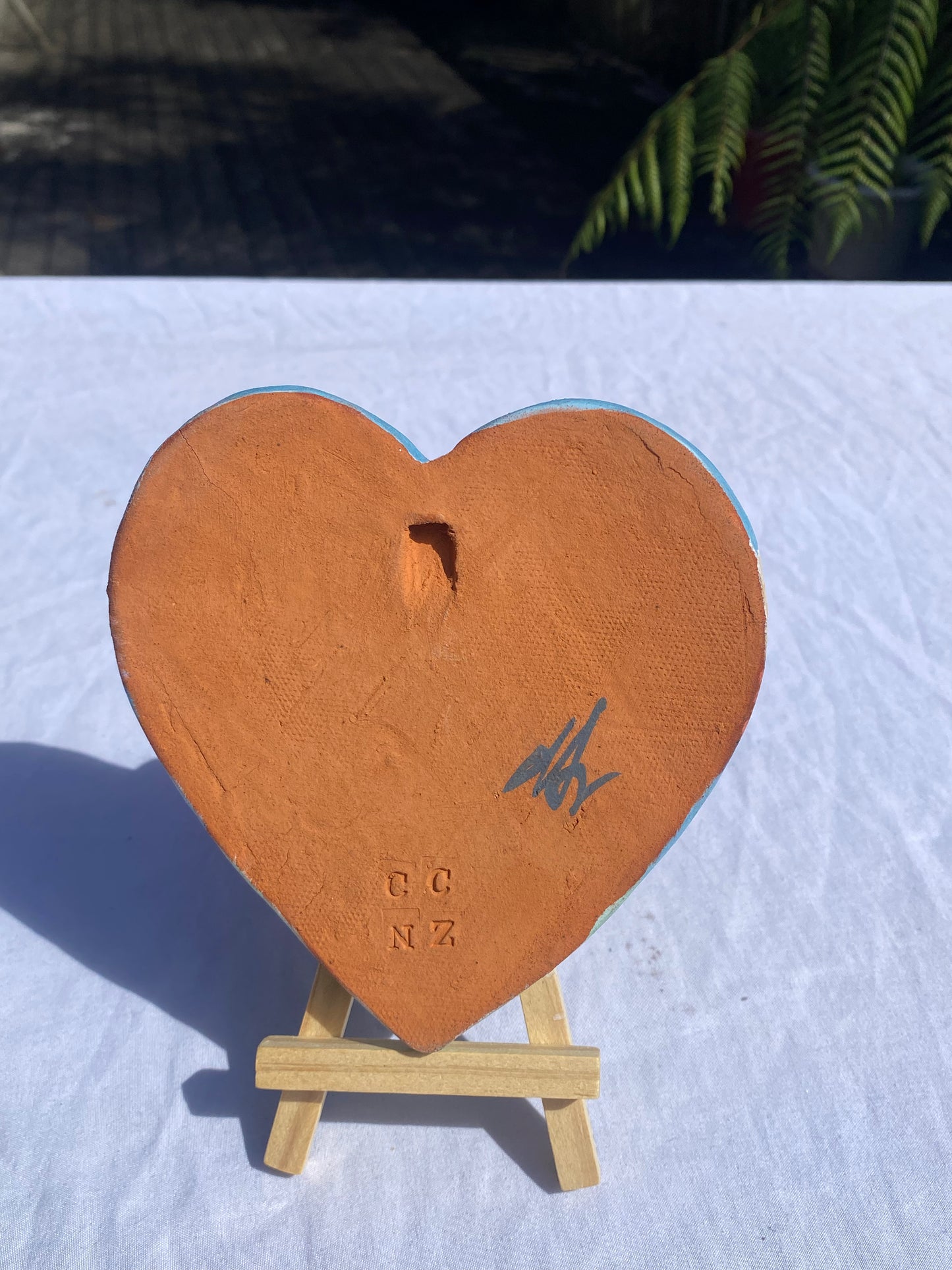Hand decorated Sail boat and Rangitoto island Wall Art