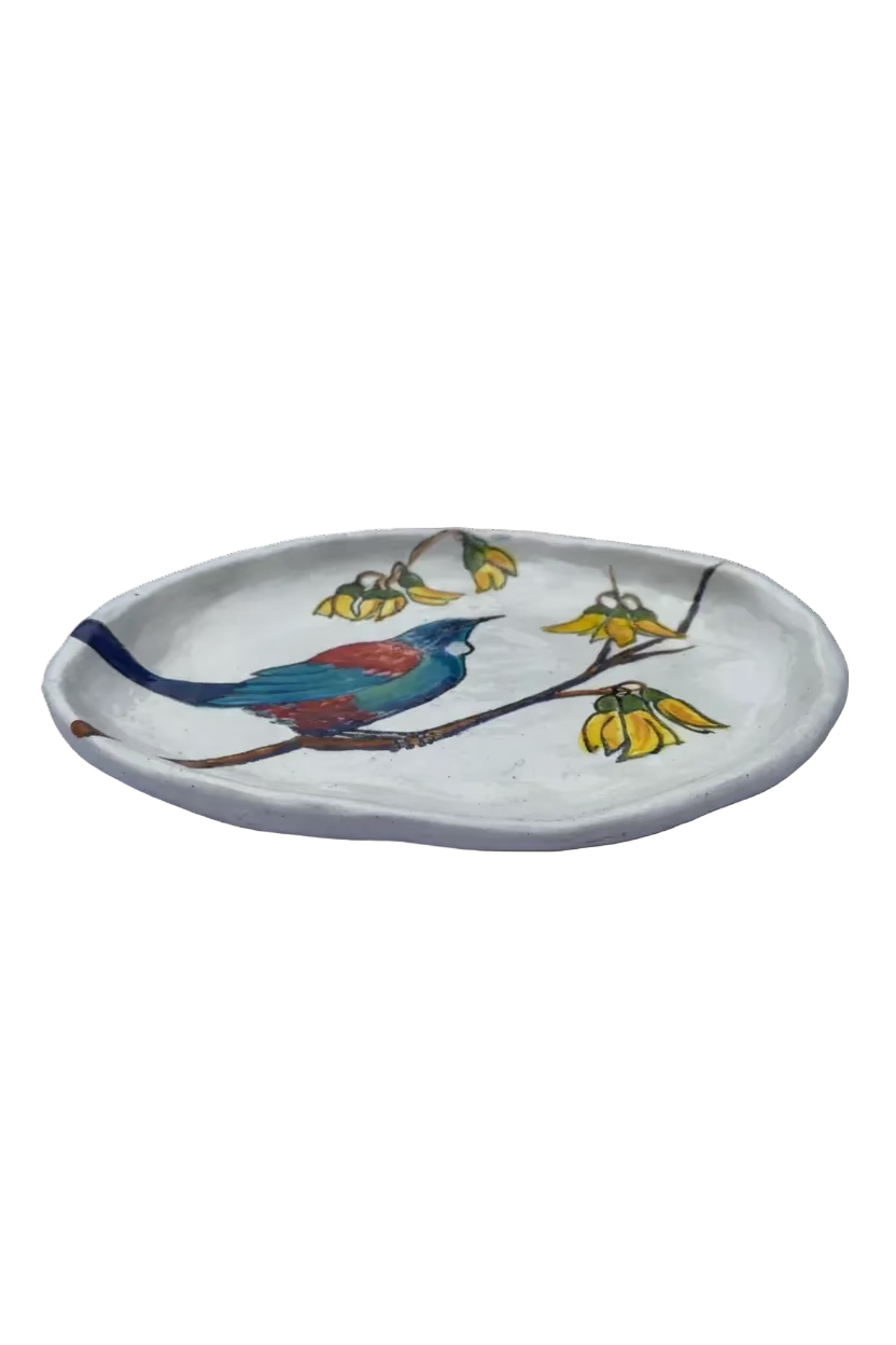 Tui Kowhai Tree Plate