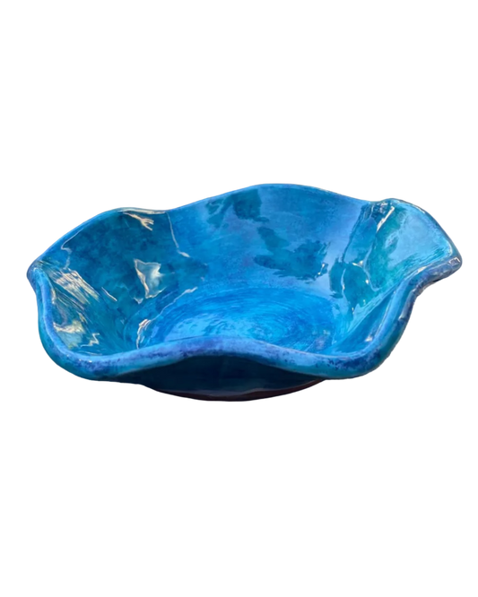 Blue Hexagon Bowl