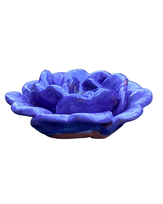 Rose Incense Holder Purple / Wall Art