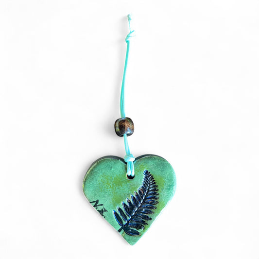 Terracot heart shaped essential oil diffuser.