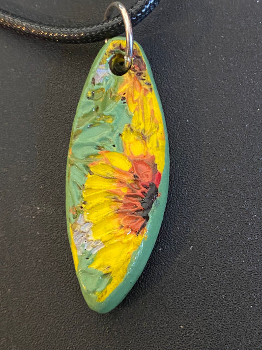 Van Gogh Sunflower du Jardin Range: Hand-Painted Ceramic