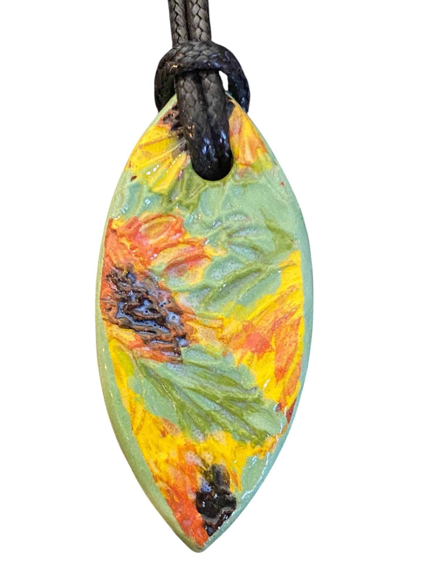 Van Gogh Sunflower du Jardin Range: Hand-Painted Ceramic