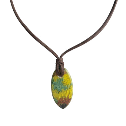 Van Gogh Sunflower du Jardin Range: Hand-Painted Ceramic