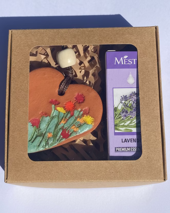 Colourful Flower Terracotta Diffuser
