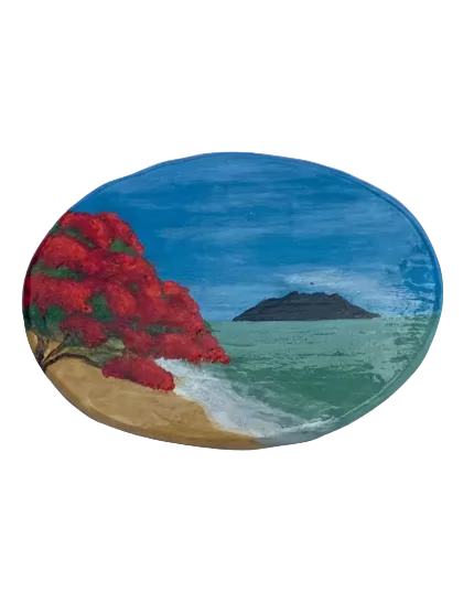 Pohutukawa and Little Barrier Wall Art