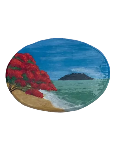 Pohutukawa and Little Barrier Wall Art