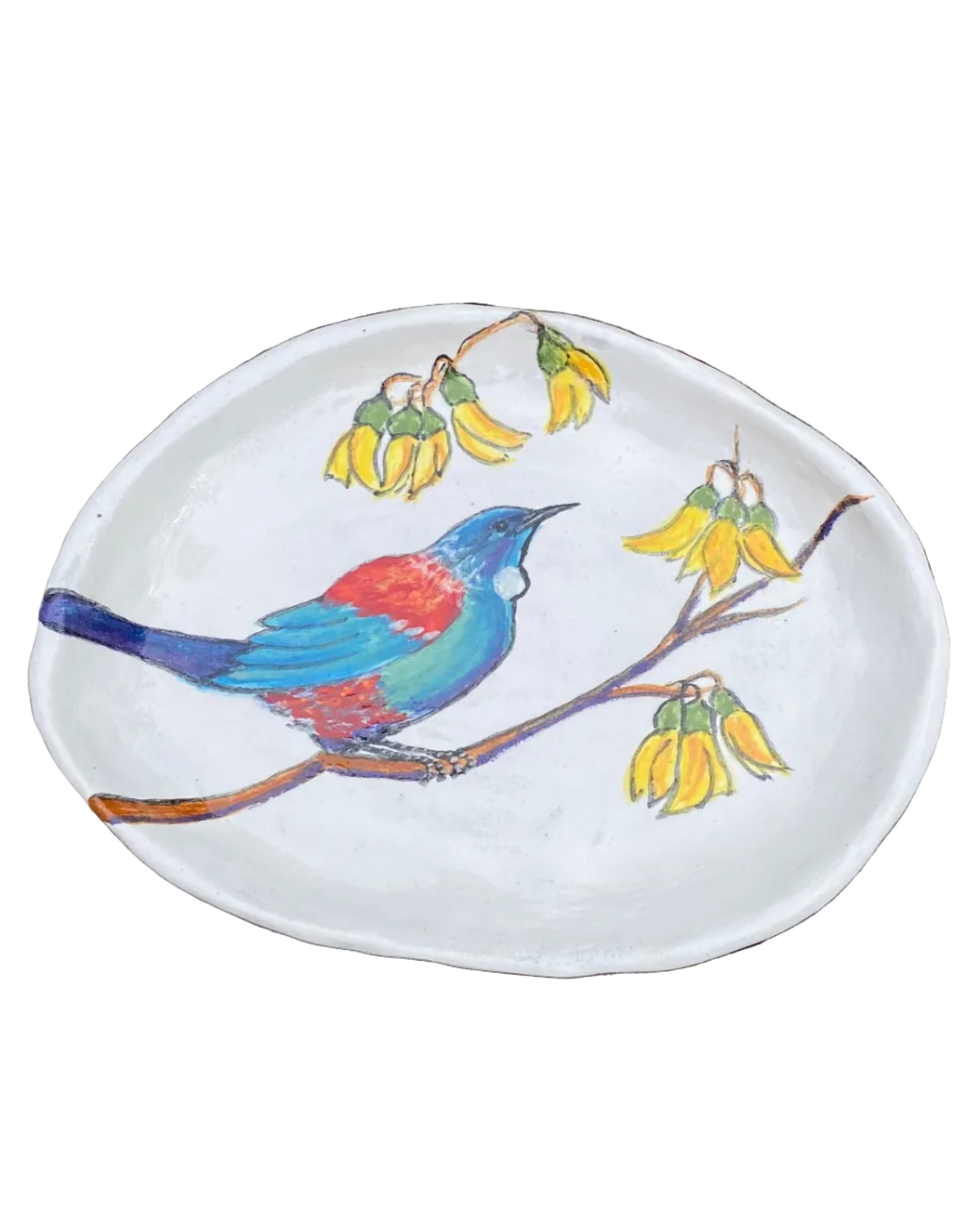 Tui Kowhai Tree Plate