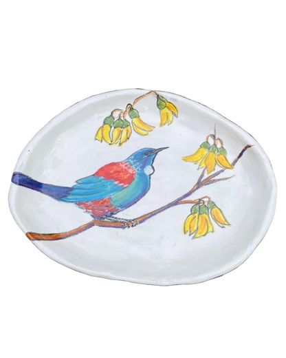 Tui Kowhai Tree Plate