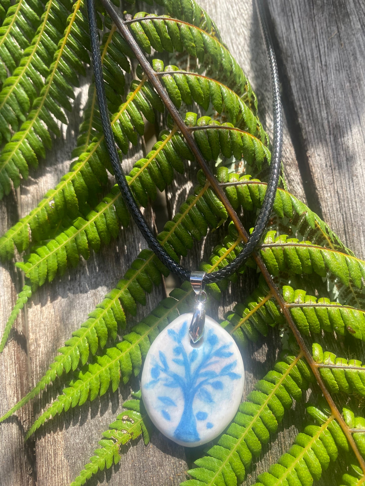Tree of Life Porcelain pendant