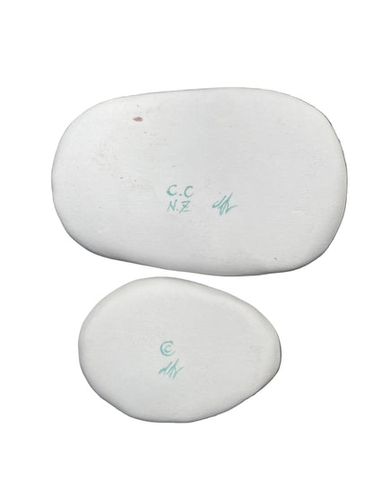 Lavender plate Set of 2 Porcelain