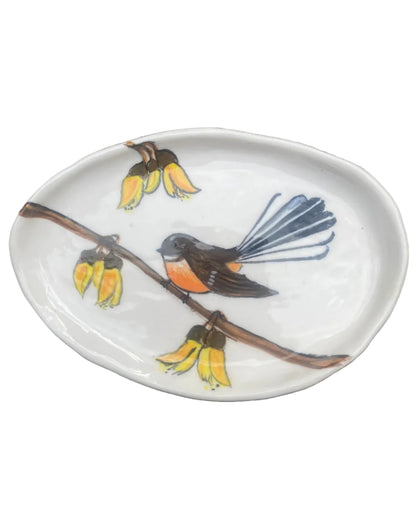 Fantail Plate Small Porcelain