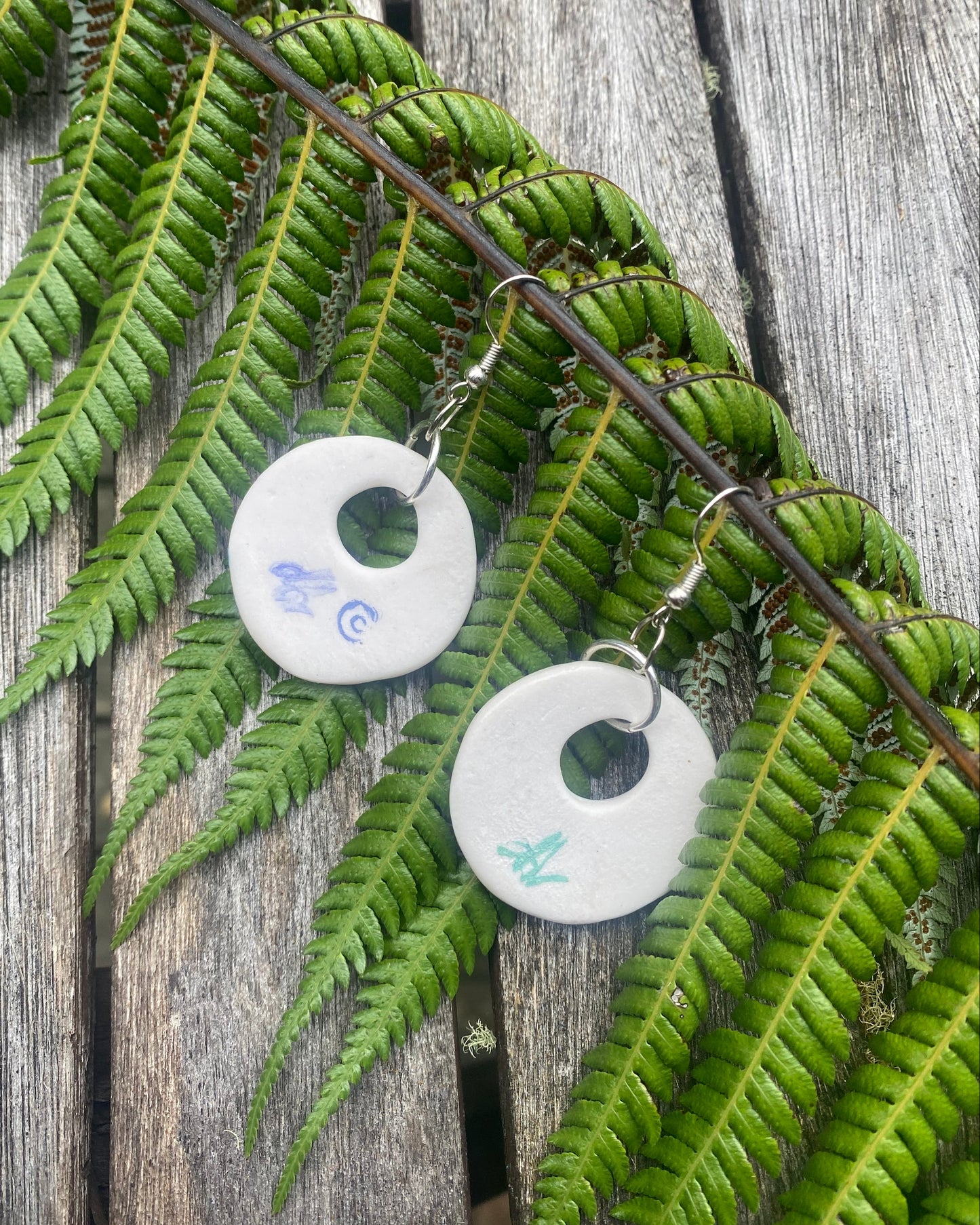Colourful Bubble Porcelain earrings