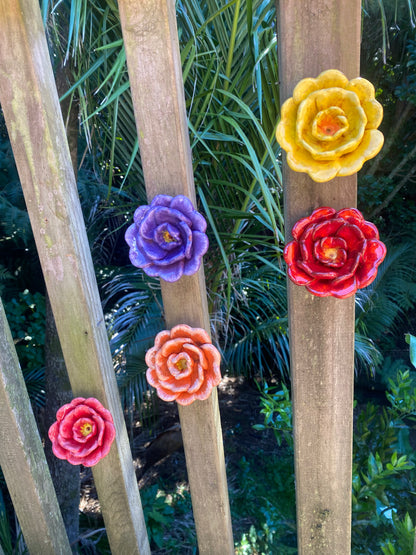 Rose Incense Holder Pink / Wall Art