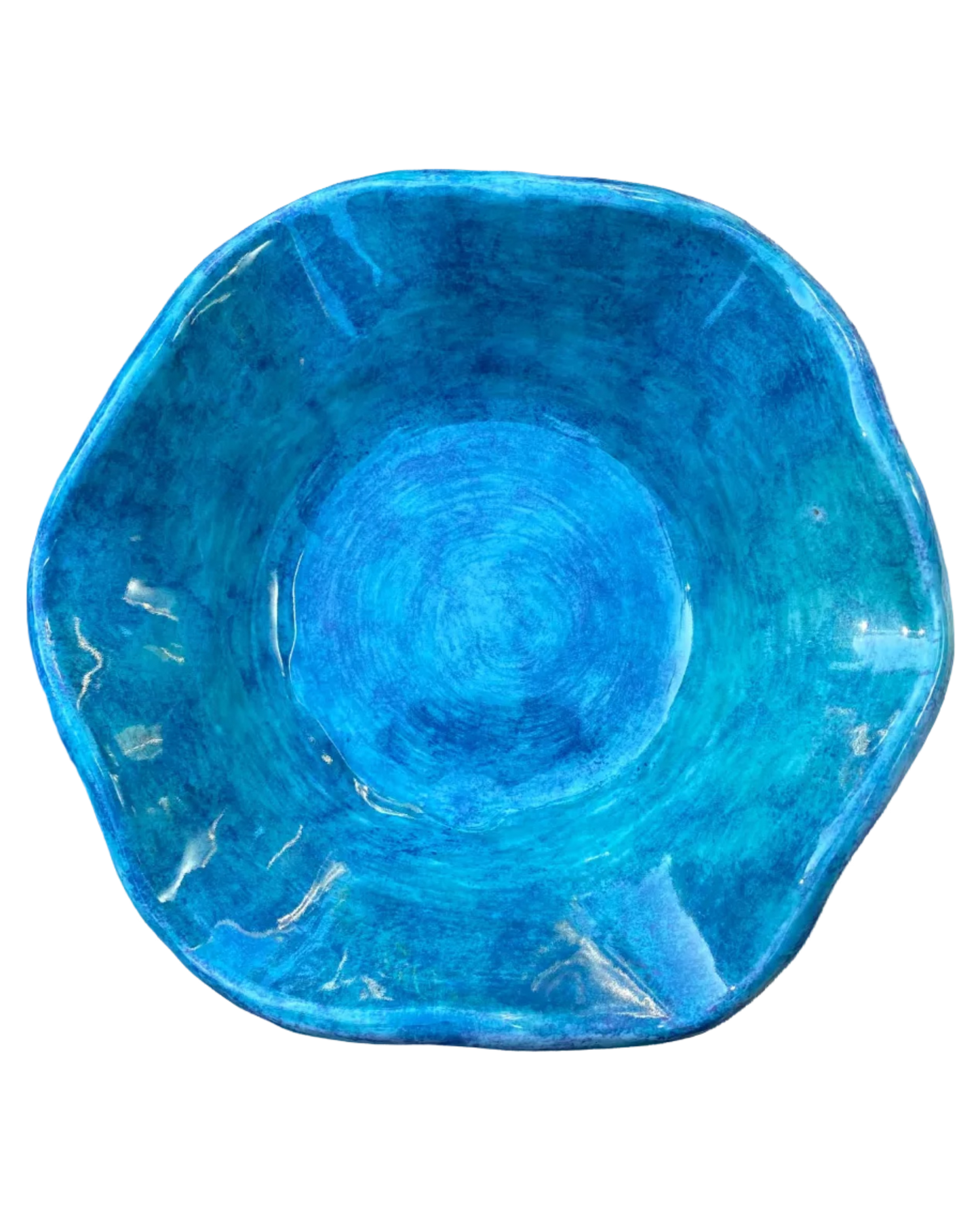 Blue Hexagon Bowl