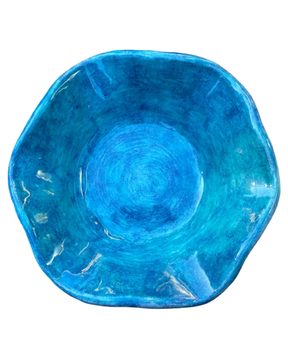 Blue Hexagon Bowl