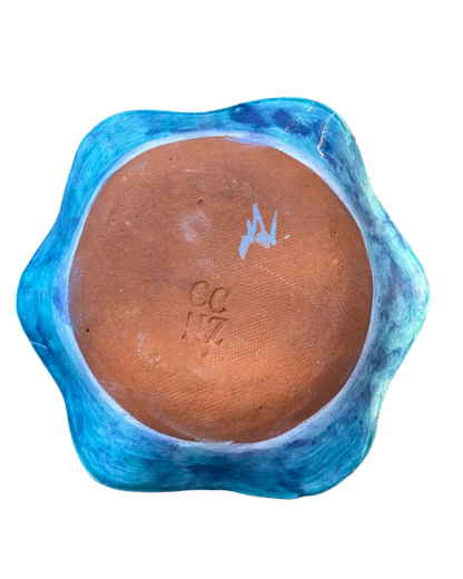 Blue Hexagon Bowl
