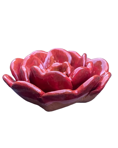 Rose Incense Holder Orange/ Wall Art