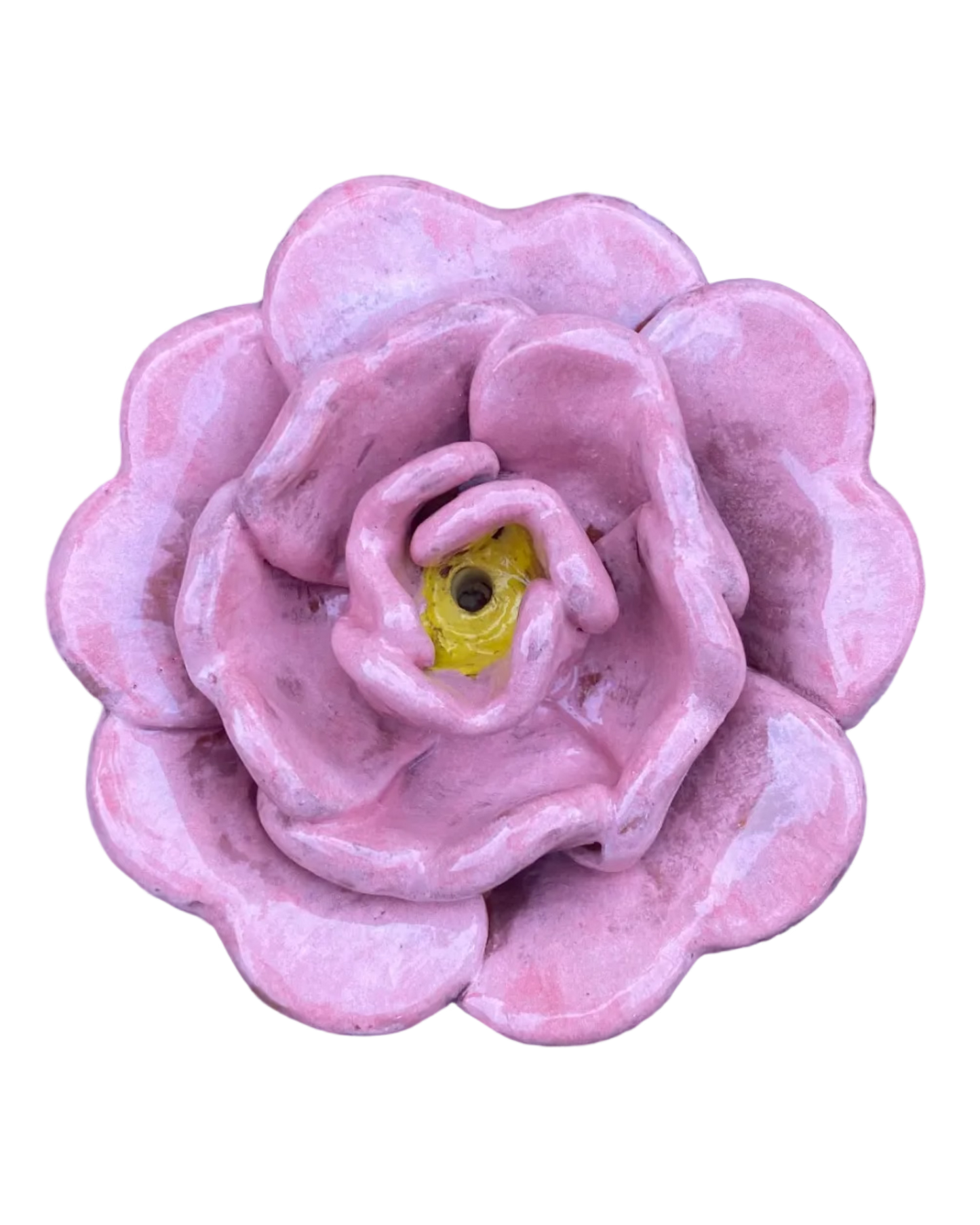 Rose Incense Holder Pink / Wall Art