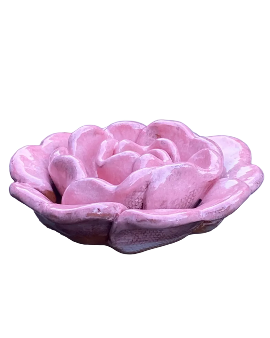 Rose Incense Holder Pink / Wall Art