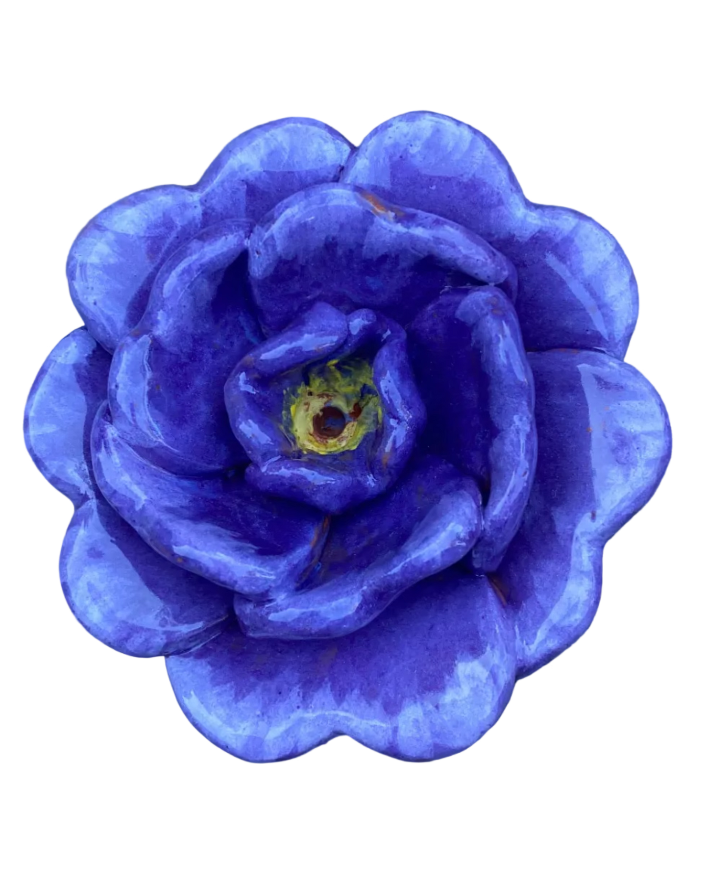 Rose Incense Holder Purple / Wall Art