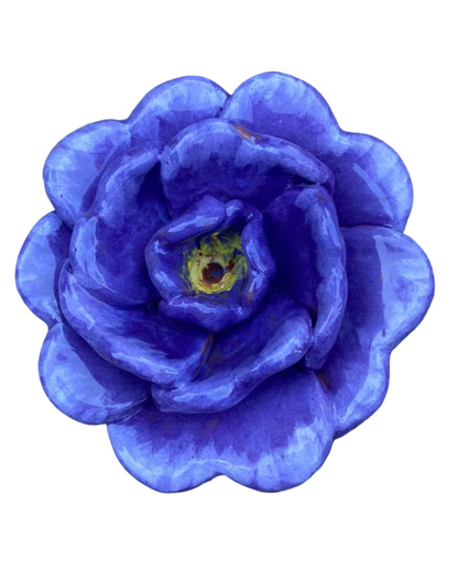 Rose Incense Holder Purple / Wall Art