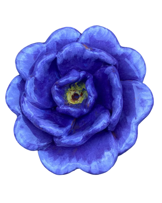 Rose Incense Holder Purple / Wall Art