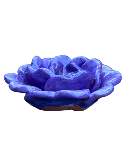 Rose Incense Holder Purple / Wall Art