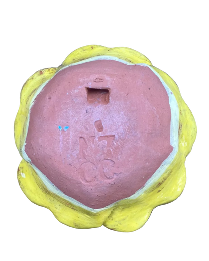 Rose Incense Holder Yellow/ Wall Art