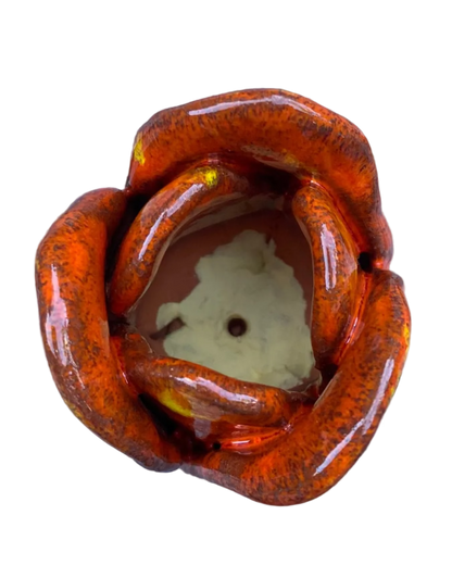 Tulip Incense Holder Orange