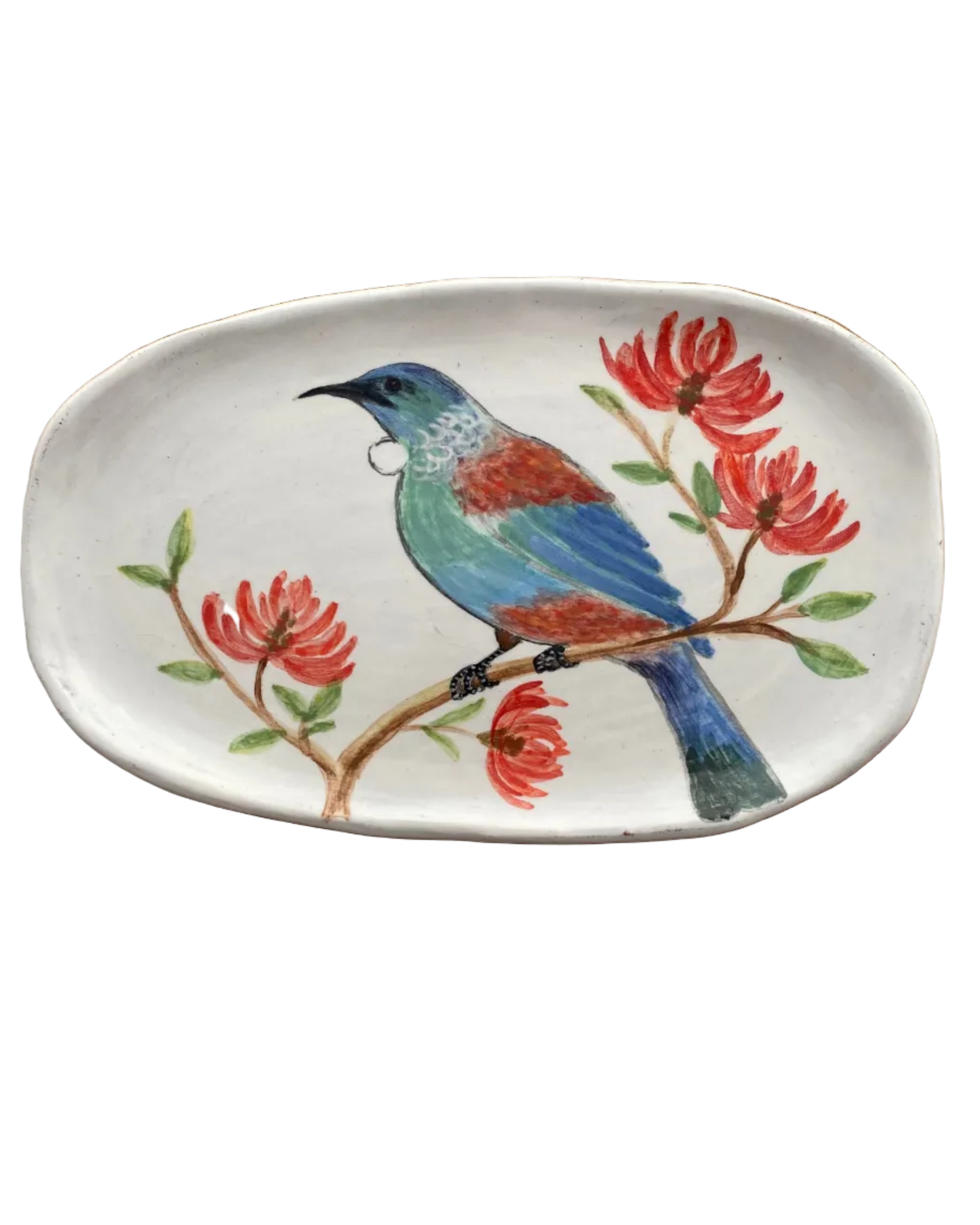 Tui Water colour Plate/ Wall art (White back ground)
