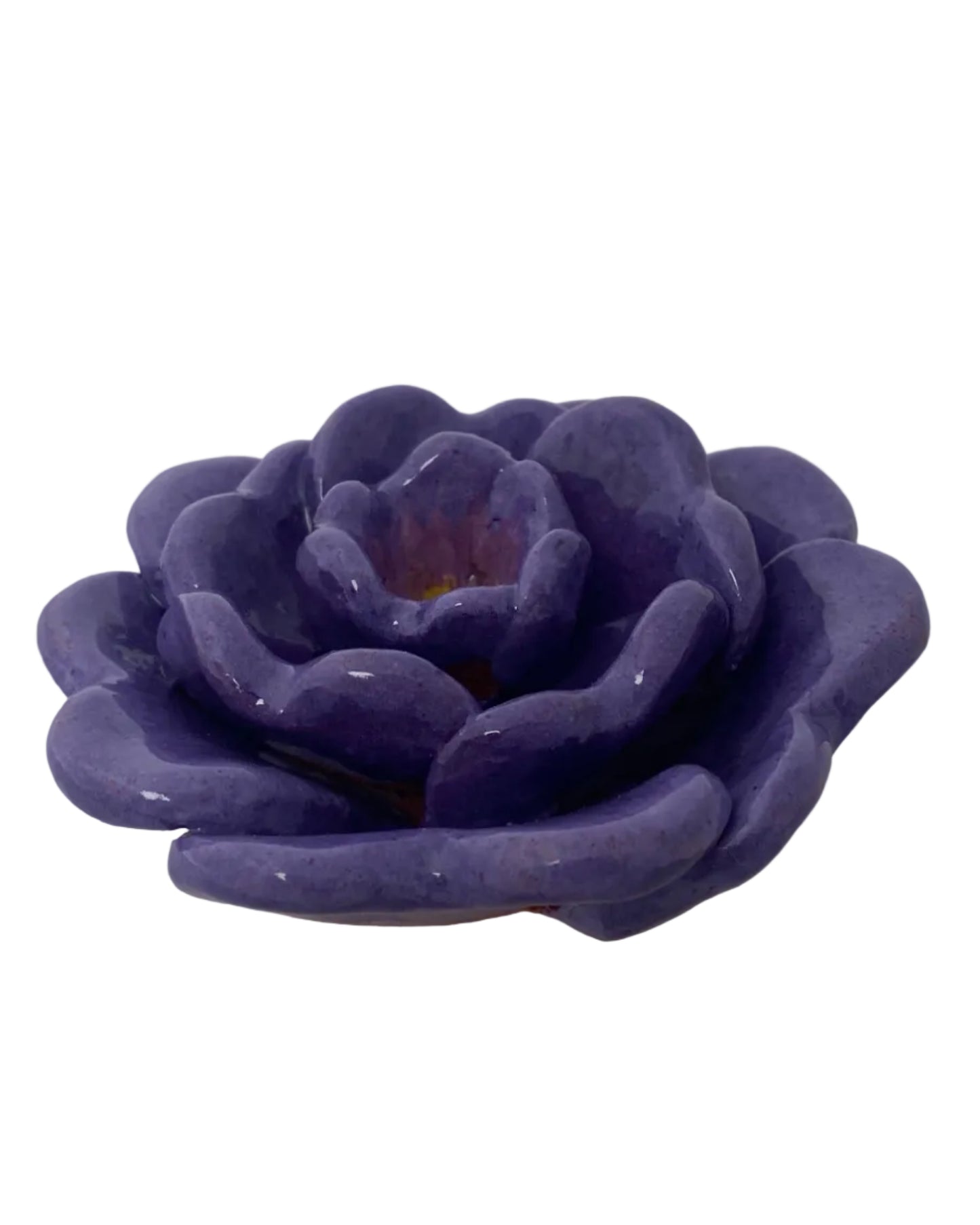 Rose Incense Holder Purple highlighted Wall Art