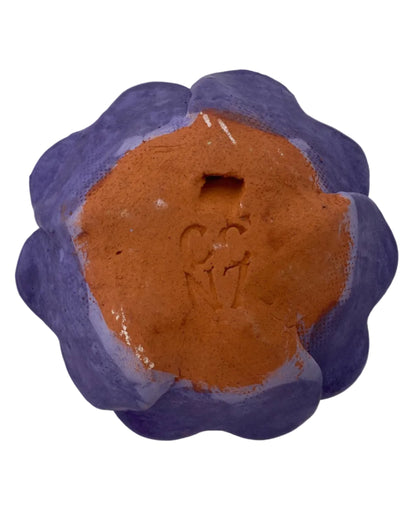 Rose Incense Holder Purple highlighted Wall Art