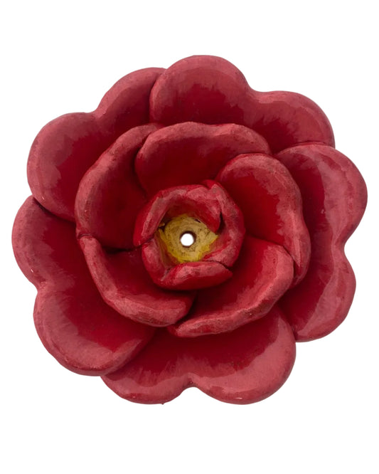 Rose Incense Holder Red  Pink Wall Art