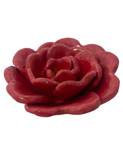 Rose Incense Holder Red  Pink Wall Art