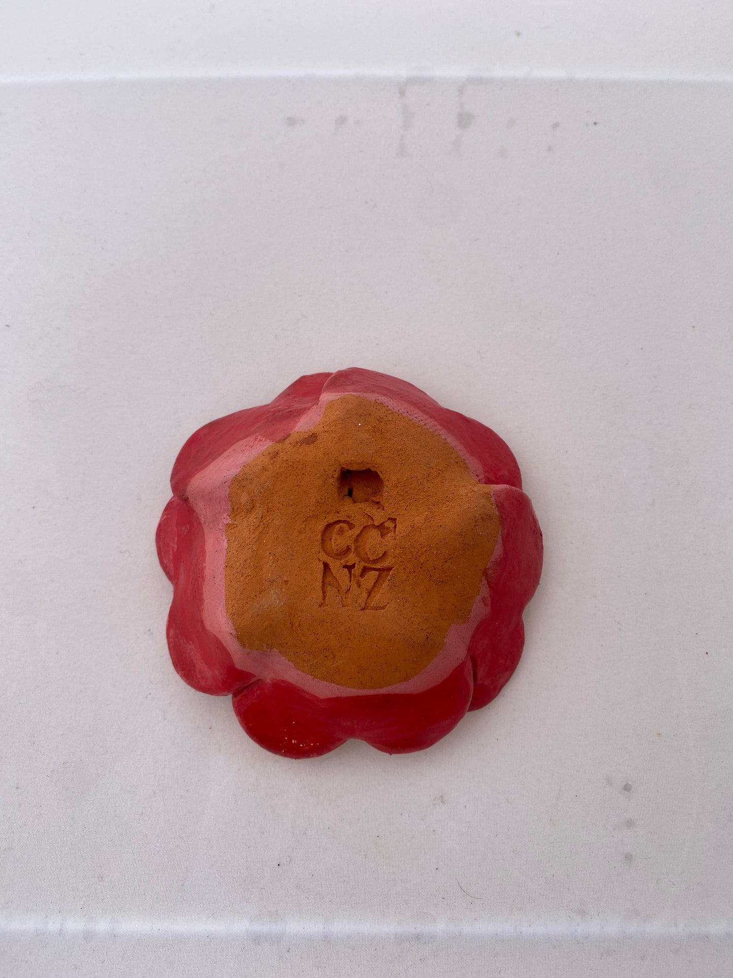 Rose Incense Holder Red  Pink Wall Art