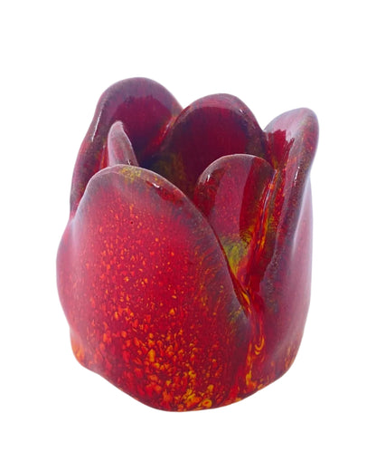 Tulip Incense Holder Red
